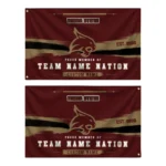 Texas State Bobcats House Flag Customized Brushed Streaks Maroon Best Selling