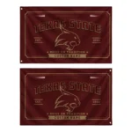 Texas State Bobcats House Flag Customized Ornate Border Maroon Best Selling