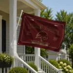 Texas State Bobcats House Flag Customized Ornate Border Maroon Best Selling