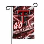 Texas Tech Red Raiders Garden Flag Custom Glowing Star Red Best Selling