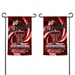 Texas Tech Red Raiders Garden Flag Custom Swirl Vortex Red Best Selling