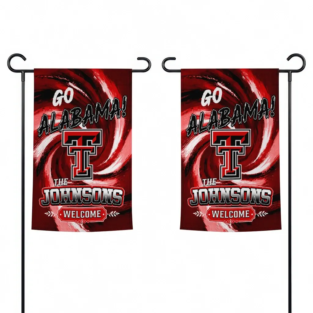 Texas Tech Red Raiders Garden Flag Custom Swirl Vortex Red Fashion Forward Texas Tech Red Raiders Garden Flag Custom Swirl Vortex Red Fashion Forward