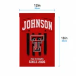 Texas Tech Red Raiders Garden Flag Customized Distressed Stripes Red Best Selling