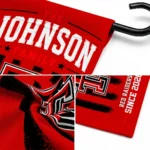 Texas Tech Red Raiders Garden Flag Customized Distressed Stripes Red Best Selling