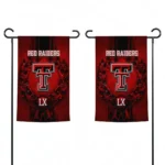 Texas Tech Red Raiders Garden Flag Customized Laurel Wreath Red Best Selling