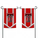 Texas Tech Red Raiders Garden Flag Personalized Chevron Stripes Red Best Selling