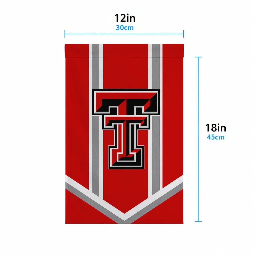 Texas Tech Red Raiders Garden Flag Personalized Chevron Stripes Red High Quality Texas Tech Red Raiders Garden Flag Personalized Chevron Stripes Red High Quality