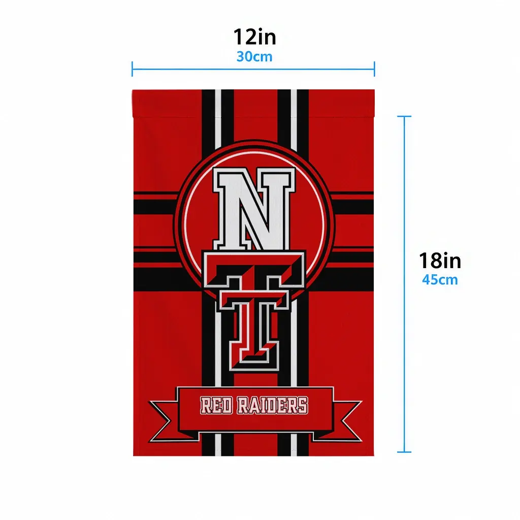 Texas Tech Red Raiders Garden Flag Personalized Circle Medallion Red High Quality Texas Tech Red Raiders Garden Flag Personalized Circle Medallion Red High Quality