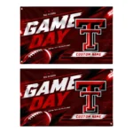 Texas Tech Red Raiders House Flag Custom Action Streaks Red Best Selling