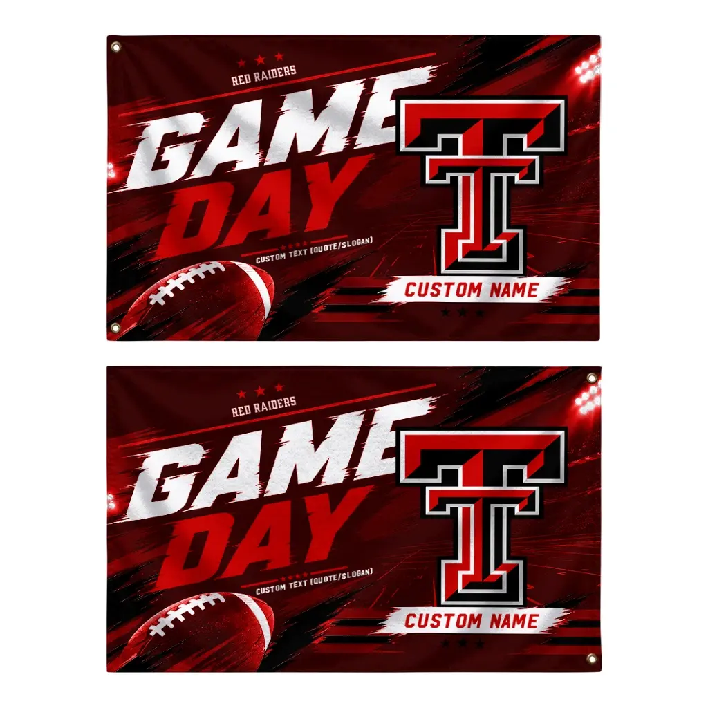 Texas Tech Red Raiders House Flag Custom Action Streaks Red Fashion Forward Texas Tech Red Raiders House Flag Custom Action Streaks Red Fashion Forward
