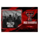 Texas Tech Red Raiders House Flag Customized Framed Photo Red Black Best Selling