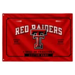 Texas Tech Red Raiders House Flag Personalized Ornate Border Red Best Selling