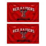 Texas Tech Red Raiders House Flag Personalized Ornate Border Red Best Selling