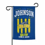 Toledo Rockets Garden Flag Custom Distressed Stripes Blue Best Selling