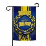 Toledo Rockets Garden Flag Custom Laurel Wreath Blue Best Selling