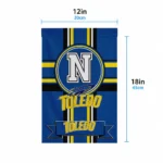 Toledo Rockets Garden Flag Customized Circle Medallion Blue Best Selling