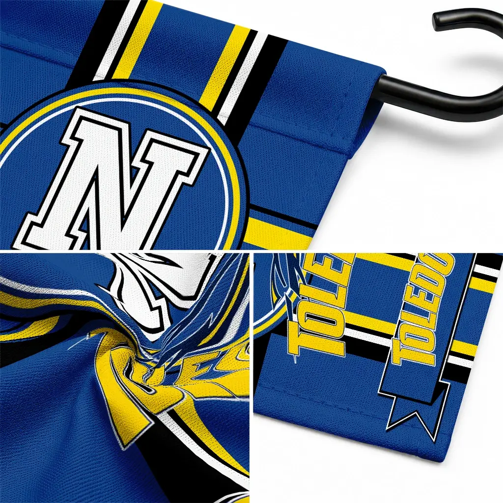Toledo Rockets Garden Flag Customized Circle Medallion Blue Latest Model Toledo Rockets Garden Flag Customized Circle Medallion Blue Latest Model
