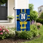 Toledo Rockets Garden Flag Customized Circle Medallion Blue Best Selling