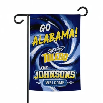 Toledo Rockets Garden Flag Personalized Swirl Vortex Blue Best Selling