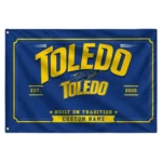 Toledo Rockets House Flag Customized Ornate Border Blue Best Selling