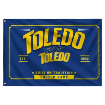 Toledo Rockets House Flag Customized Ornate Border Blue Best Selling