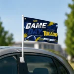 Toledo Rockets House Flag Personalized Action Streaks Blue Best Selling