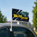 Toledo Rockets House Flag Personalized Diagonal Stripes Blue Best Selling