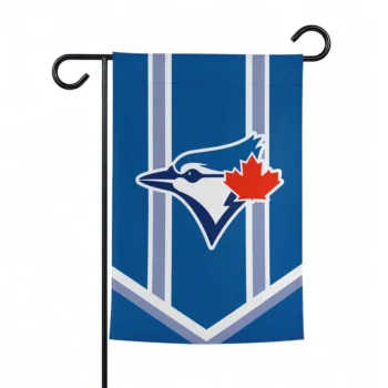 Toronto Blue Jays Garden Flag Custom Chevron Stripes Blue Best Selling