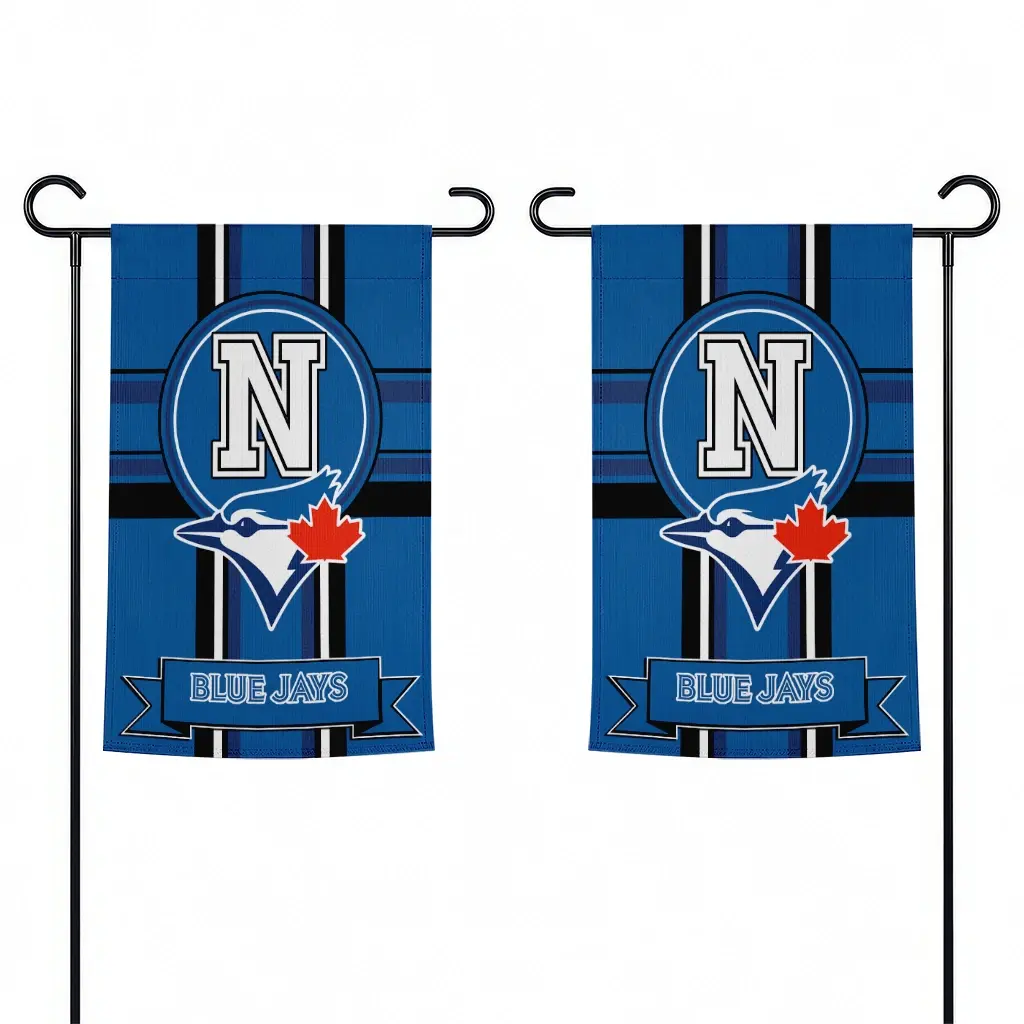 Toronto Blue Jays Garden Flag Custom Circle Medallion Blue Fashion Forward Toronto Blue Jays Garden Flag Custom Circle Medallion Blue Fashion Forward