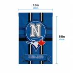 Toronto Blue Jays Garden Flag Custom Circle Medallion Blue Best Selling