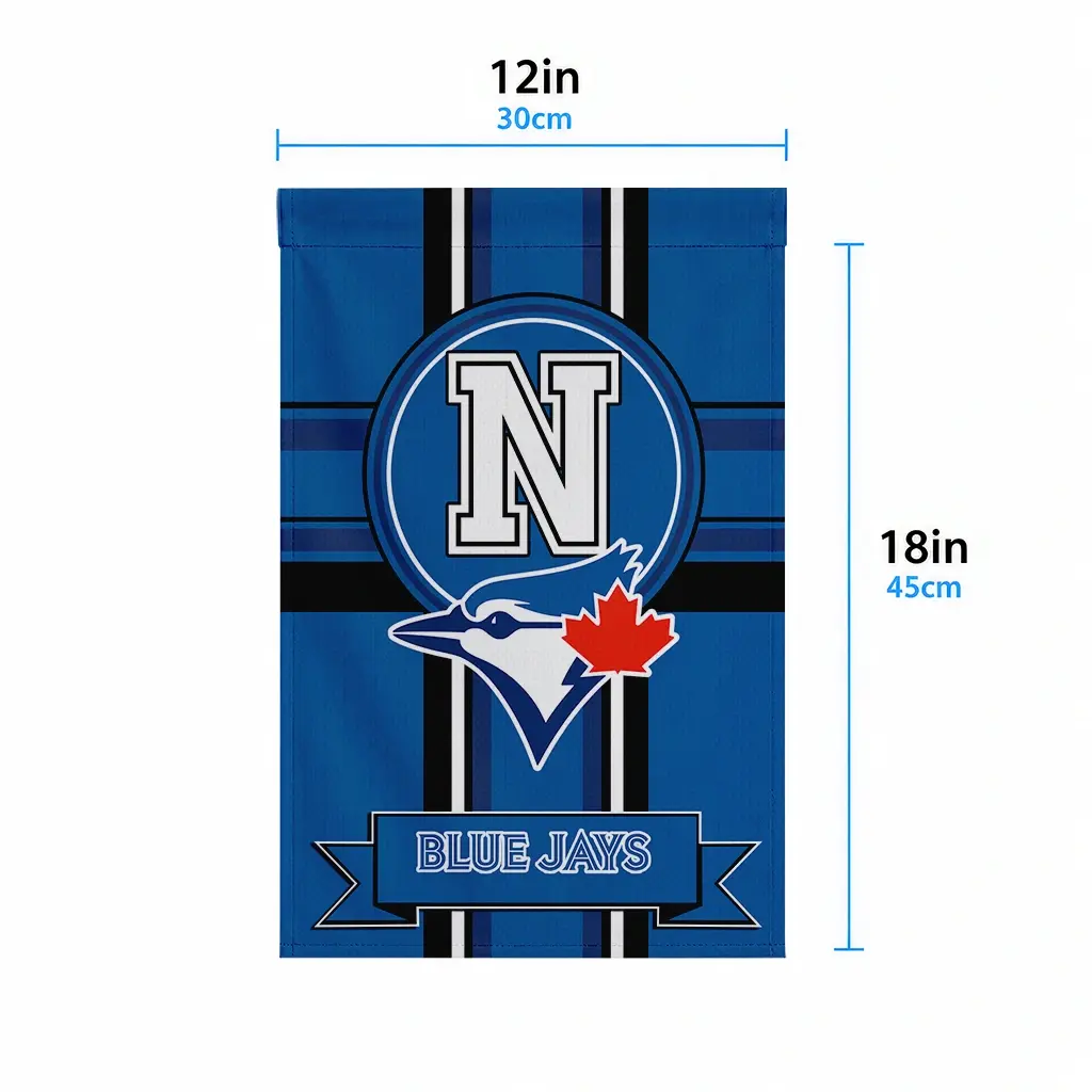 Toronto Blue Jays Garden Flag Custom Circle Medallion Blue High Quality Toronto Blue Jays Garden Flag Custom Circle Medallion Blue High Quality