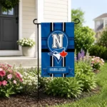 Toronto Blue Jays Garden Flag Custom Circle Medallion Blue Best Selling
