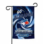 Toronto Blue Jays Garden Flag Customized Swirl Vortex Blue Best Selling
