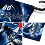 Toronto Blue Jays Garden Flag Customized Swirl Vortex Blue Best Selling