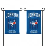 Toronto Blue Jays Garden Flag Personalized Distressed Stripes Blue Best Selling