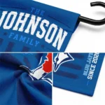 Toronto Blue Jays Garden Flag Personalized Distressed Stripes Blue Best Selling
