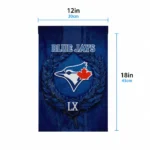 Toronto Blue Jays Garden Flag Personalized Laurel Wreath Blue Best Selling