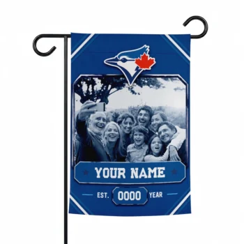Toronto Blue Jays Garden Flag - Personalized Photo Frame Blue