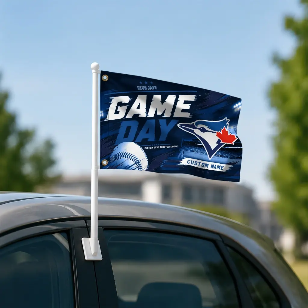 Toronto Blue Jays House Flag Custom Tech Panels Blue Latest Model Toronto Blue Jays House Flag Custom Tech Panels Blue Latest Model