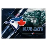 Toronto Blue Jays House Flag Customized Diagonal Stripes Blue Best Selling