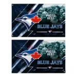 Toronto Blue Jays House Flag Customized Diagonal Stripes Blue Best Selling