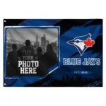 Toronto Blue Jays House Flag Personalized Framed Photo Blue Black Best Selling