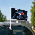 Toronto Blue Jays House Flag Personalized Speed Slashes Blue Best Selling