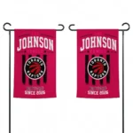 Toronto Raptors Garden Flag Custom Distressed Stripes Red Best Selling
