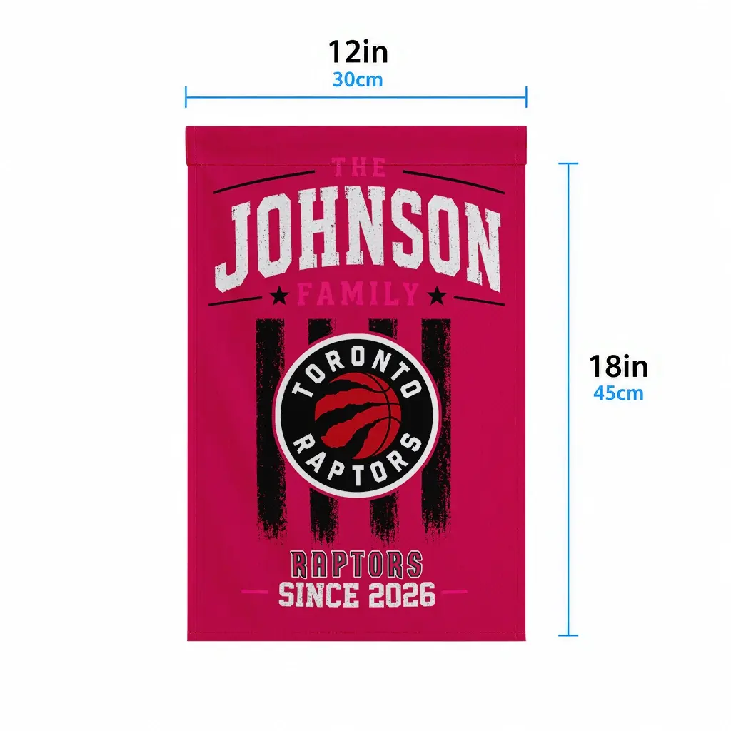 Toronto Raptors Garden Flag Custom Distressed Stripes Red High Quality Toronto Raptors Garden Flag Custom Distressed Stripes Red High Quality