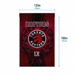 Toronto Raptors Garden Flag Custom Laurel Wreath Red Best Selling