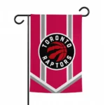 Toronto Raptors Garden Flag Customized Chevron Stripes Red Best Selling