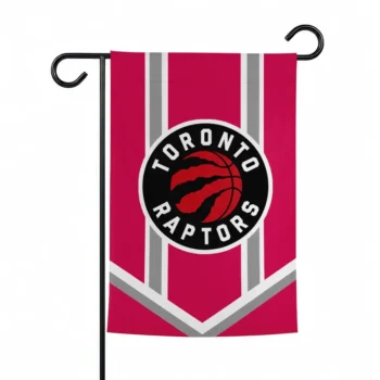 Toronto Raptors Garden Flag Customized Chevron Stripes Red Best Selling