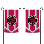 Toronto Raptors Garden Flag Customized Chevron Stripes Red Best Selling