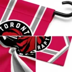 Toronto Raptors Garden Flag Customized Chevron Stripes Red Best Selling
